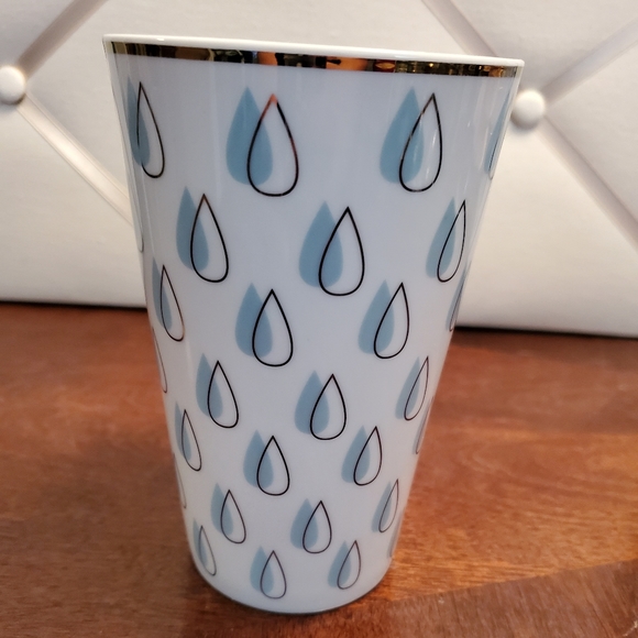 Me To We Blue & Gold Teardrop Latte Travel Mug - Picture 3 of 11